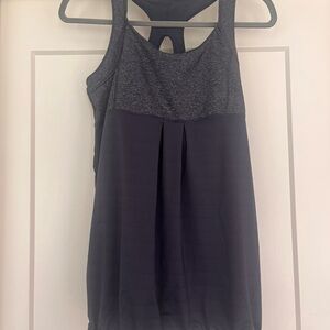 Old Navy Active Gray and Black Tank Top